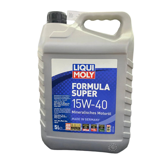 LIQUI MOLY TURBO DIESEL OIL 15W40 5L SUPER FORMULA 9517