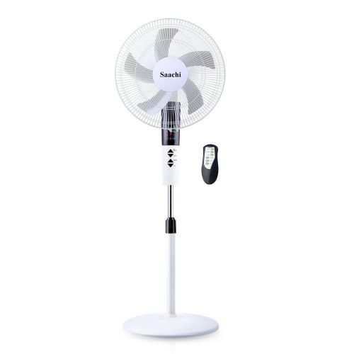 SAACHI STAND FAN WITH REMOTE WHITE 16" 60W AC220-240V FL-1744R