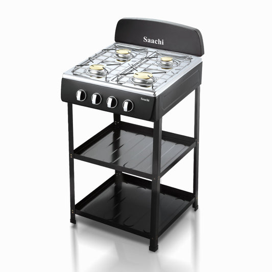 SAACHI GAS STOVE 4 BURNER WITH STAND NL-GAS-5261