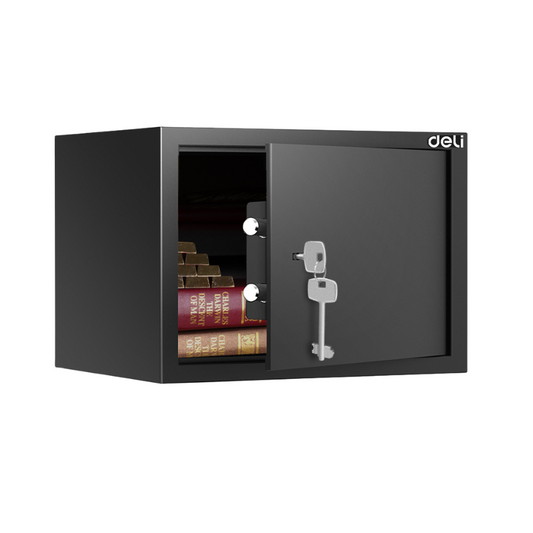DELI DIGITAL SAFE BLACK 20X31X20CM - T561 6941798453446