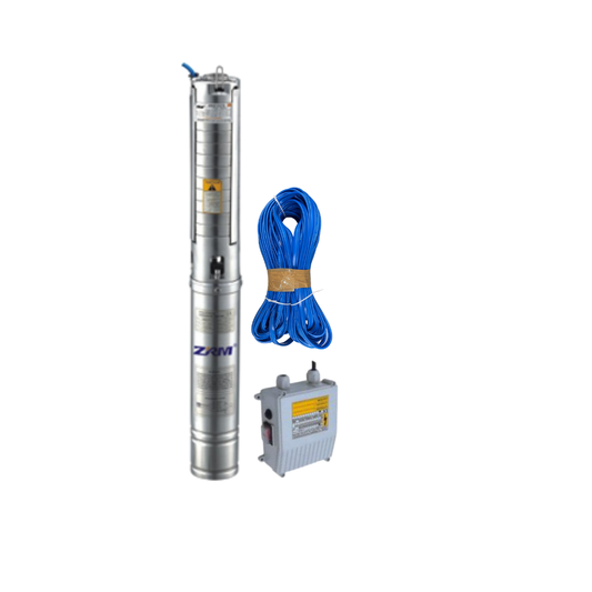 ZRM SUBMERSBLE PUMP WITH CONTROL 30M CABLE 1.1KW 1.5HP 4SSM3-18-1.1