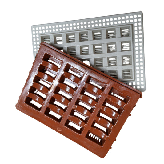 M&F AIR VENT PVC BROWN/RED