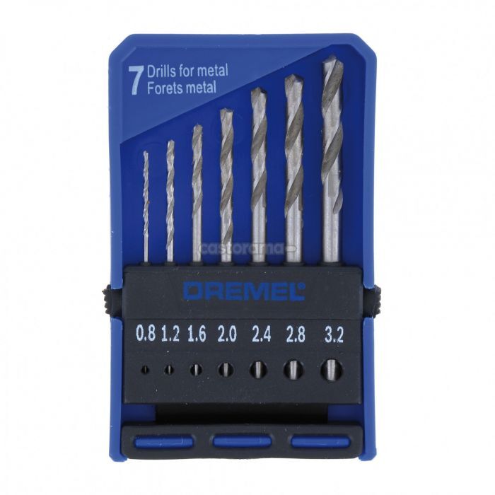 DREMEL PRECISION DRILL BIT 628 7PCS SET 0.8-3.2MM 2615062832