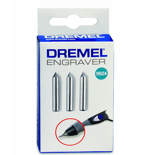 DREMEL ENGRAVER TIP 9924 3PCS 26159924JA