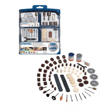 DREMEL MULTIPURPOSE ACCESSORY SET 150PCS 2615S724JA