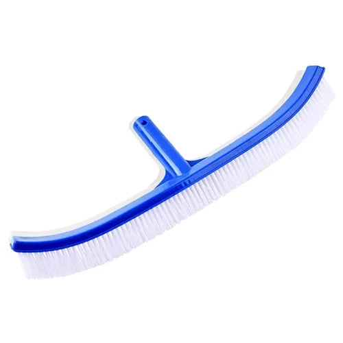 PIKES WALL BRUSH STANDARD CURVED WHITE & BLUE 18''/45CM PB02
