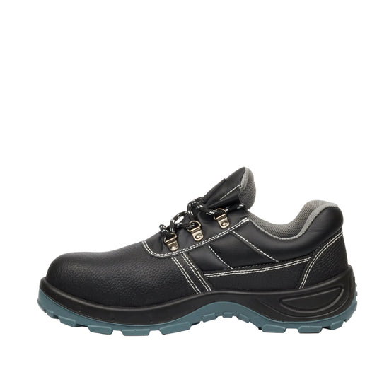 GRITTGEAR MAGNESITE LEATHER SAFETY SHOES BLACK SIZE 9