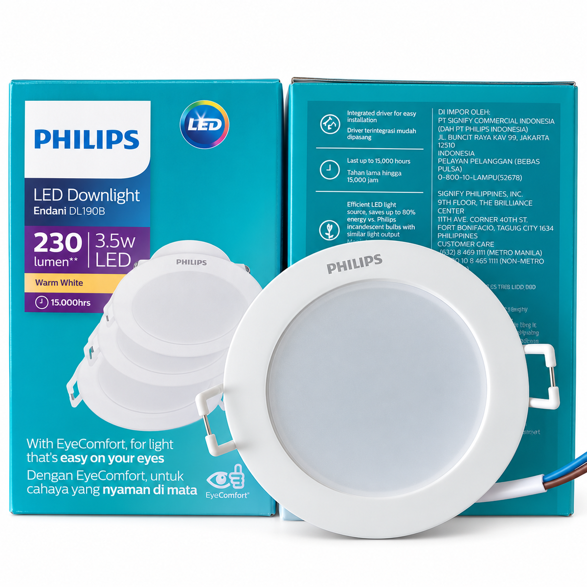 PHILIPS ERIDANI DL190B 3.5W WW (SET OF 4)