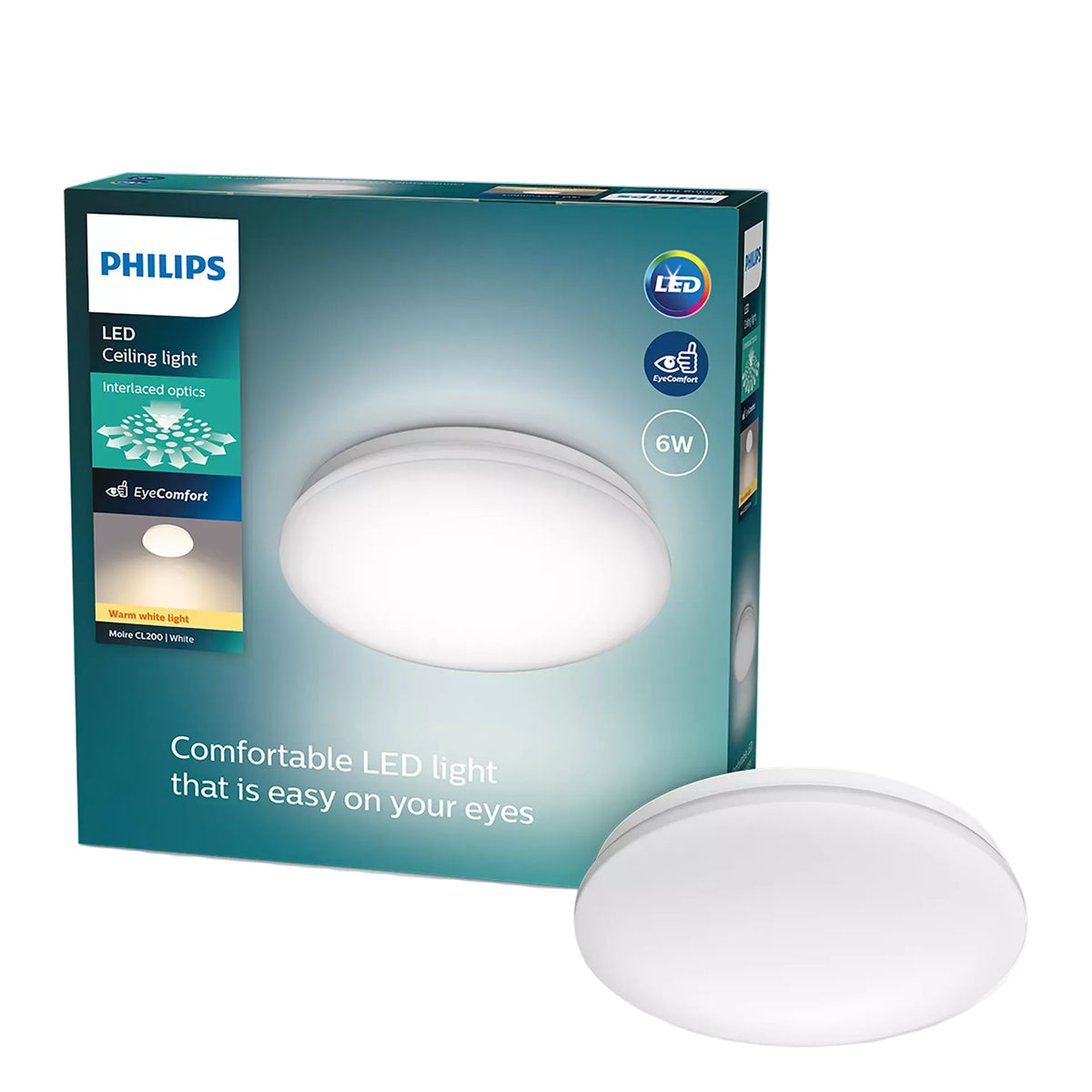 PHILIPS CEILING LIGHT MOIRE CL200 RD 6W 40K