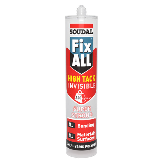 SOUDAL FIX ALL HIGH TACK INVISIBLE 290ML 131209