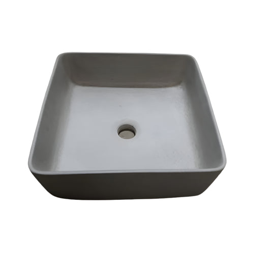 EEZEE SQUARE SINK GREY 40*40*14 - CUL-181-G