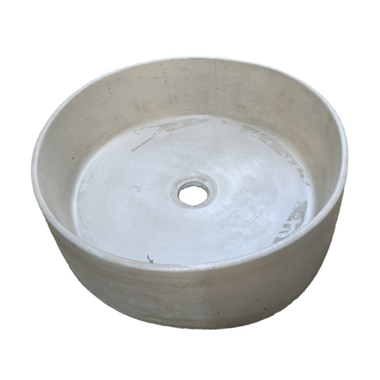 EEZEE ROUND SINK WHITE 40*40*14 - CUL-182-W