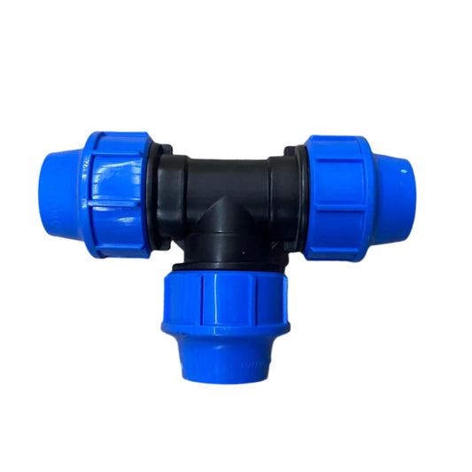 FLOTEK TEE POLY COMPRESSION 40MM