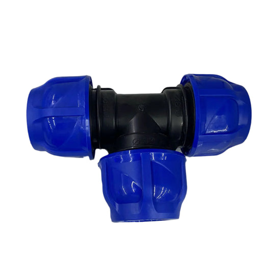 FLOTEK TEE POLY COMPRESSION 32MM