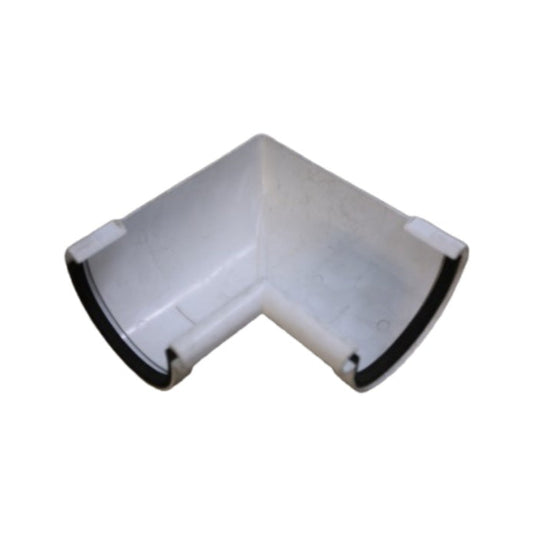 GUTTER ANGLE INTERNAL PVC WHITE 125MM
