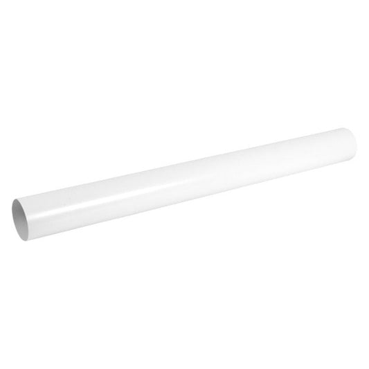 GUTTER DOWN PIPE PVC WHITE 80MM