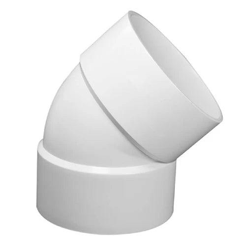 FLOTEK BEND PLAIN PVC 80MM X 45D