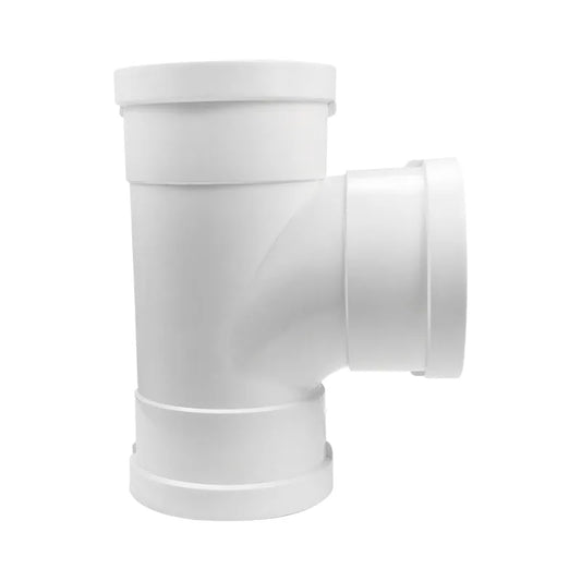 FLOTEK TEE PLAIN PVC 4"
