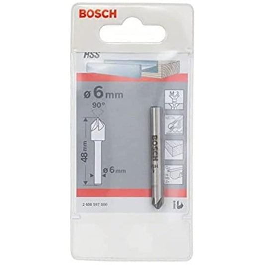 BOSCH COUNTER BIT STEEL 6MM 597 500