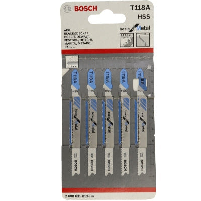 BOSCH BLADE JIGSAW SET 5PCS T101B