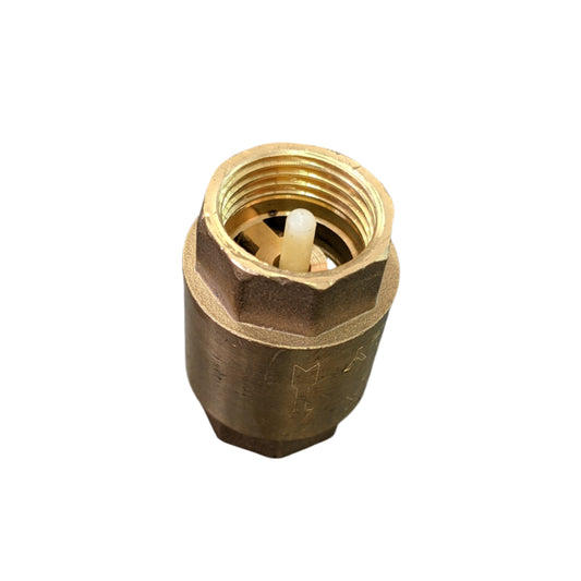 YORK NON-RETURN VALVE BRASS SPRING TYPE 1/2"