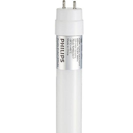 PHILIPS LED TUBE LIGHT DOUBLE ENDED 8W 2FT 765 G13