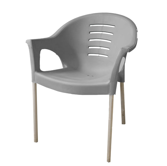 DIVYAPLAST PLASTIC CHAIR ECO GREY