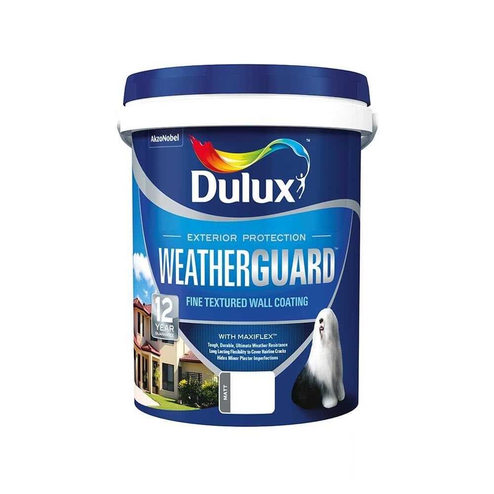 DULUX WEATHERGUARD BRILLIANT WHITE 20L 5147080