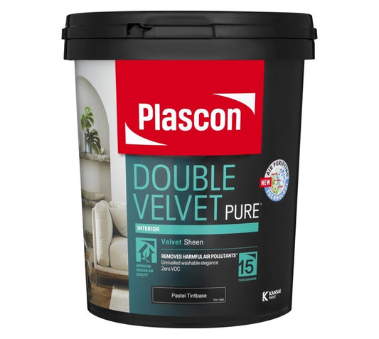 PLASCON DOUBLE VELVET PASTEL BASE 20L TDV1000