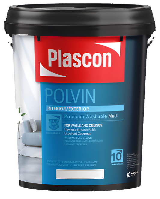 PLASCON POLVIN SUPER ACRYLIC PASTEL BASE 20L TAP1010