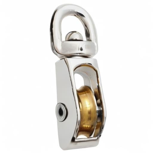 PULLEY BRASS FIXED DOUBLE 3/4"