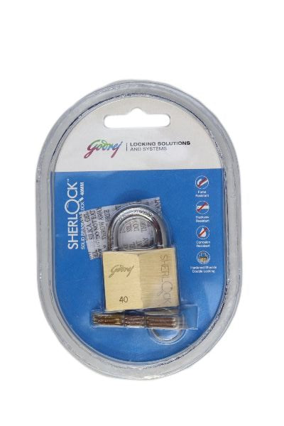 GODREJ PADLOCK SHERLOCK 40MM LKYPBE40B