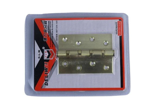 DELIWEI HINGES DOOR HEAVY DUTY SILVER 4"
