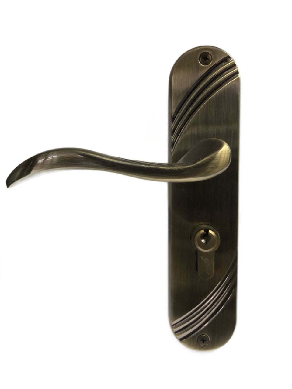 GODREJ MORTICE LOCK COMBINATION PACK LYRA ANTIQUA BRASS 8" 3247