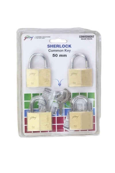 GODREJ PADLOCK SHERLOCK 4 IN 1 50MM