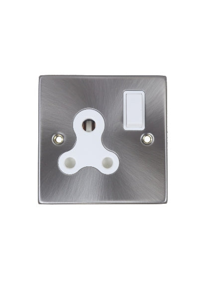 VETO SOCKET OUTLET SILVER SINGLE 15A VT1155SCWW