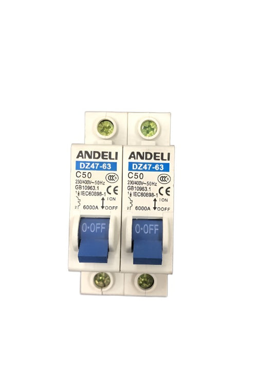 ANDELI MCB SP 50A DZ47-63C50