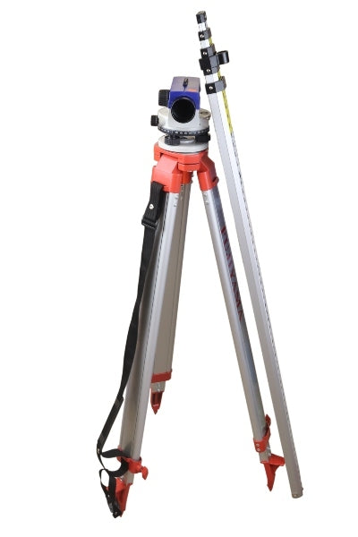 FUJIYAMA DUMPY LEVEL TRIPOD AND STAFF FYMD32