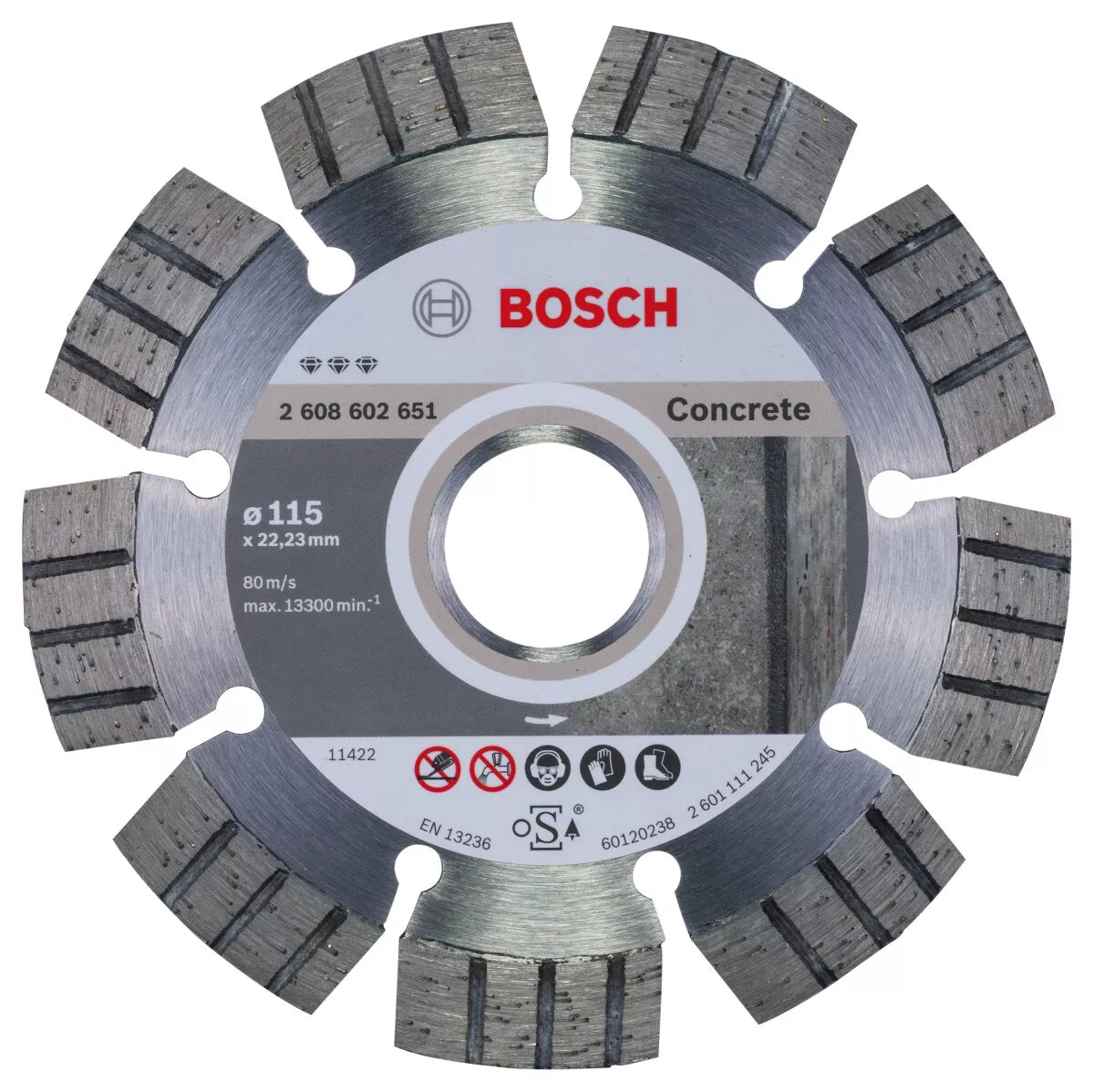 BOSCH DIAMOND DISC SEGMENTED CONCRETE 115MM 602651