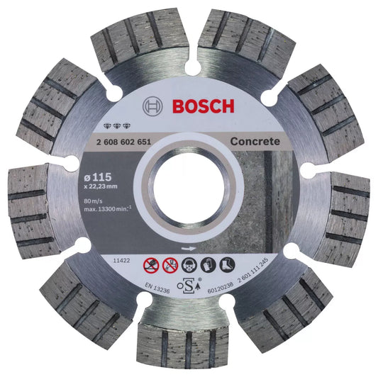 BOSCH DIAMOND DISC SEGMENTED CONCRETE 115MM 602651