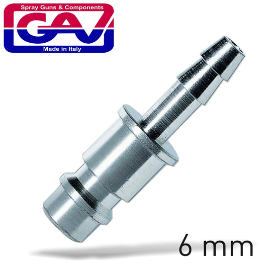 GAV TYRE VALVE CONNECTOR LONG 6MM GAV60E1-6