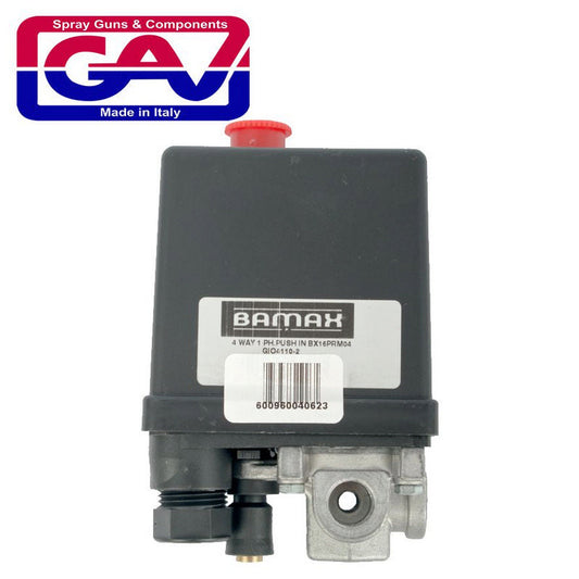 GAV PUSH IN COMPRESSOR SWITCH 380V 1 WAY GIO 4111-1