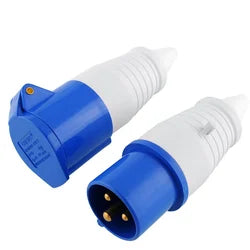 ANDELI INDUSTRIAL SOCKET + PLUG MOBILE 63A/3PINS