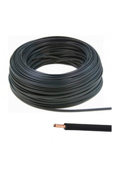 ALVERN CABLE SINGLE CORE BLACK HW10.0BK 10MM (SOLD PER ROLL)