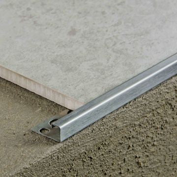 KIRK TILE EDGE NATURAL SQUARE STAINLESS STEEL 8X10MM