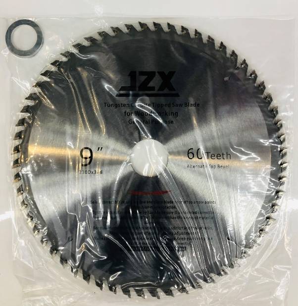 JZX SAW BLADE CIRCULAR 60 TEETH 9" 230MM