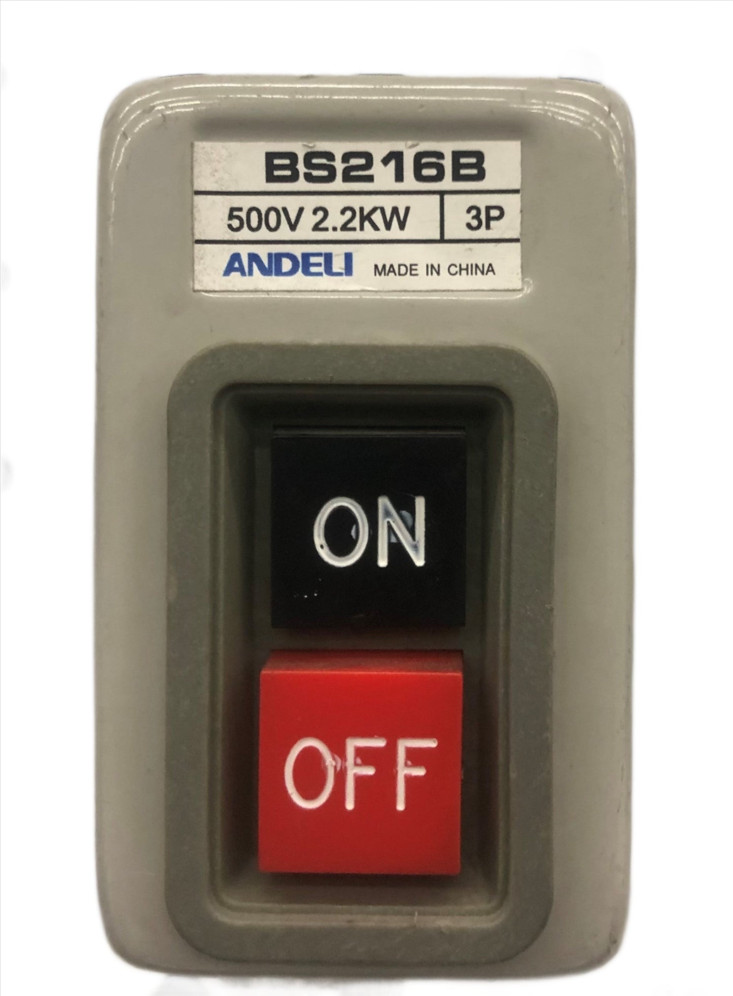 ANDELI SWITCH PUSH BUTTON 15A 380V BS216B3