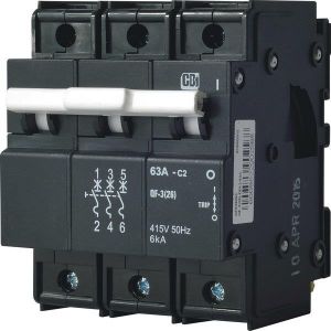 CBI MCB THREE PHASE 5A QF-326-DM-2-5A QFE38205