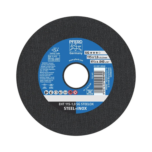 PFERD CUTTING DISC STEEL 4-1/2" 115MM