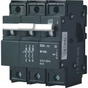 CBI MCB THREE PHASE 35A QF-326-DM-2-35A QFE38235